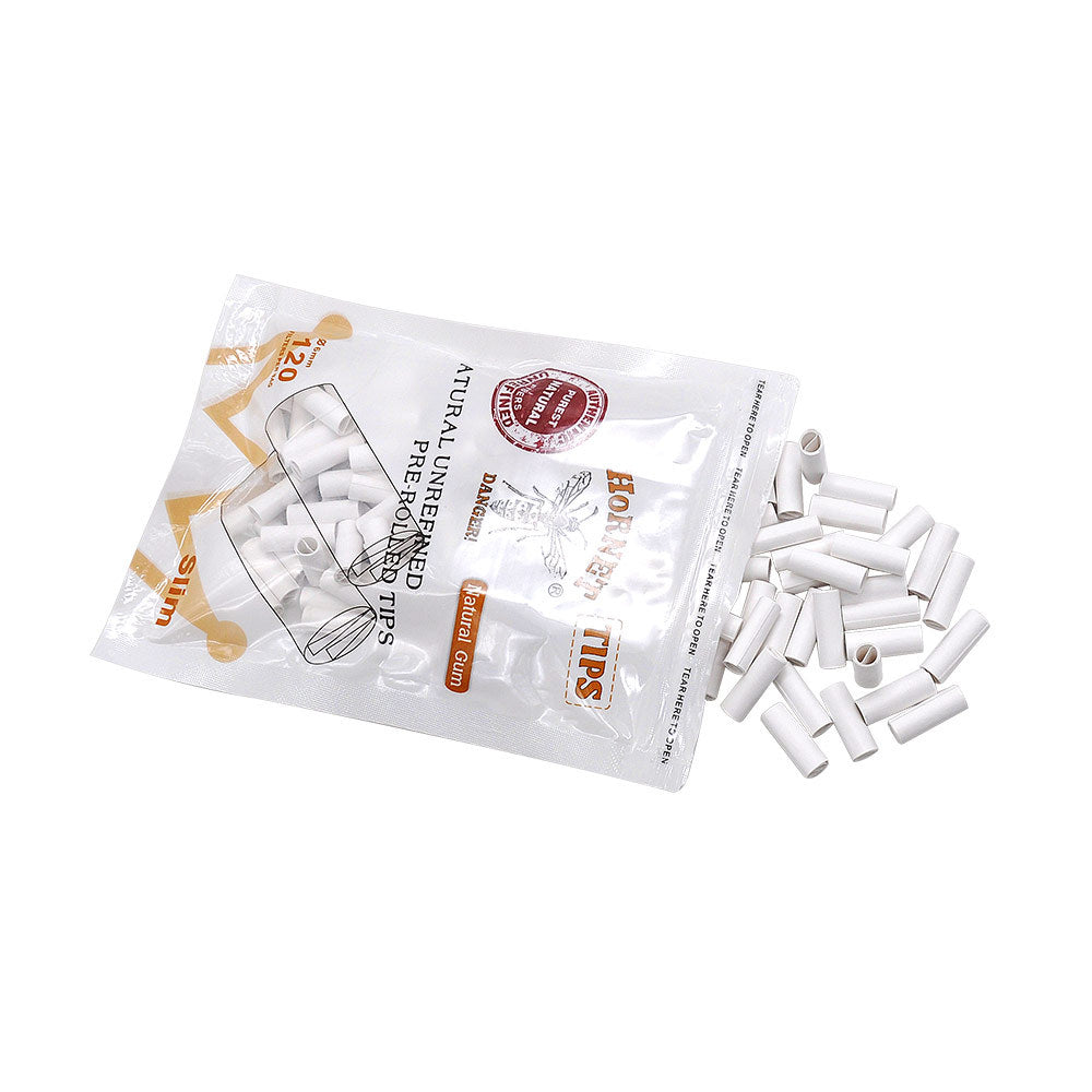 Disposable cigarette holder 5mm white filter, bag of 120 pieces