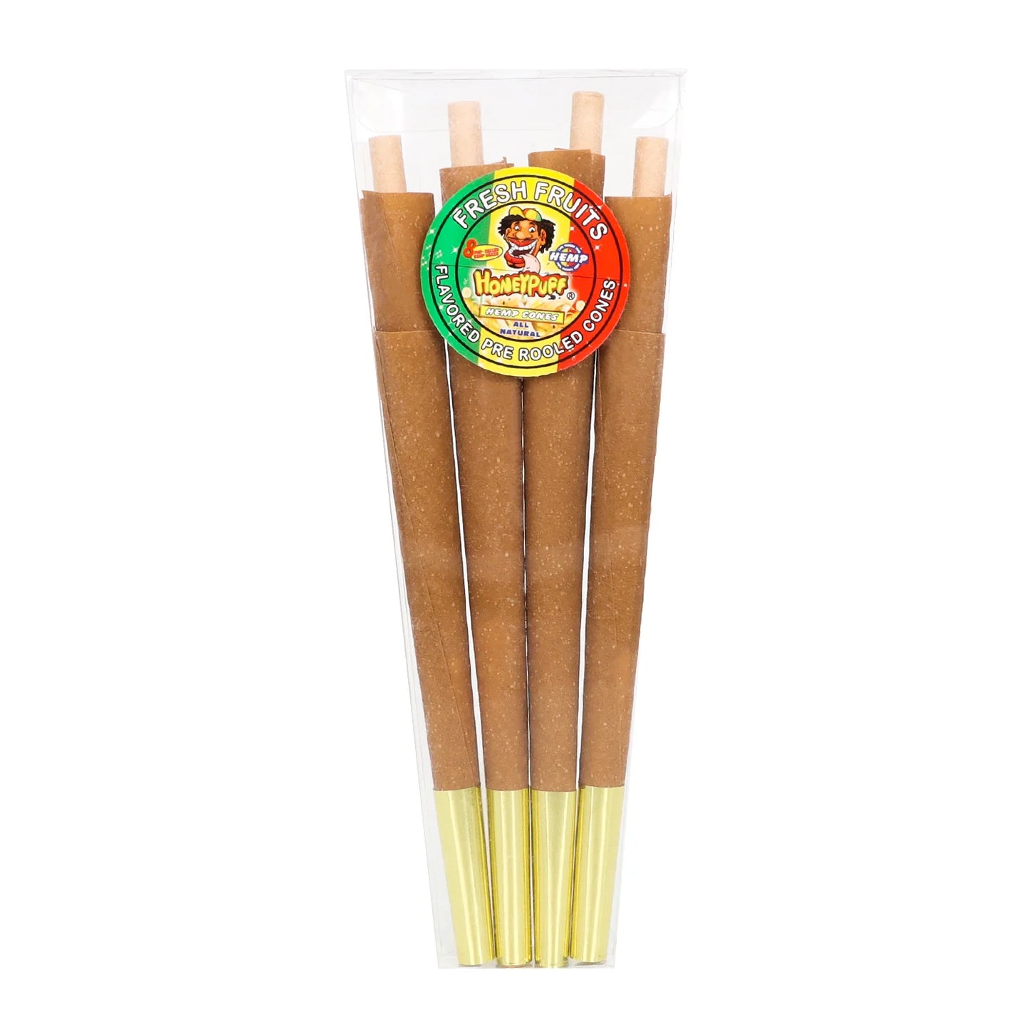 Fresh Fruit Flavored Pre Rolled Cones, King Size Rolling Cones with Tips, Slow Burning Rolling Papers, 8 Pcs / Pack 30 Packs / Box