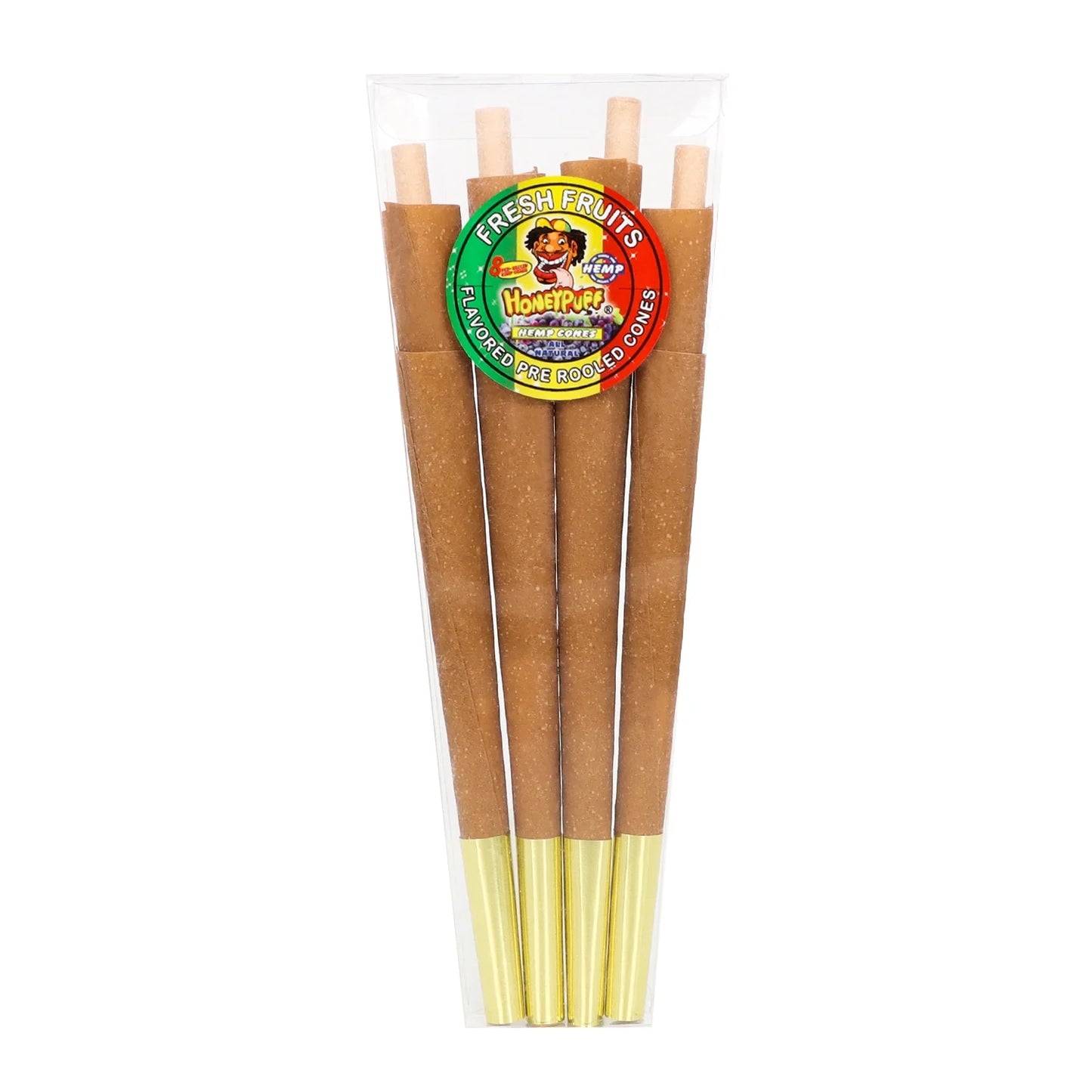 Fresh Fruit Flavored Pre Rolled Cones, King Size Rolling Cones with Tips, Slow Burning Rolling Papers, 8 Pcs / Pack 30 Packs / Box