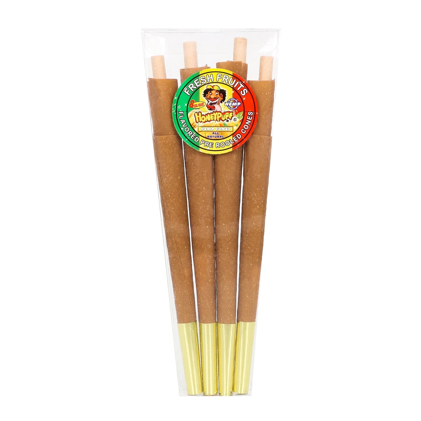 Fresh Fruit Flavored Pre Rolled Cones, King Size Rolling Cones with Tips, Slow Burning Rolling Papers, 8 Pcs / Pack 30 Packs / Box