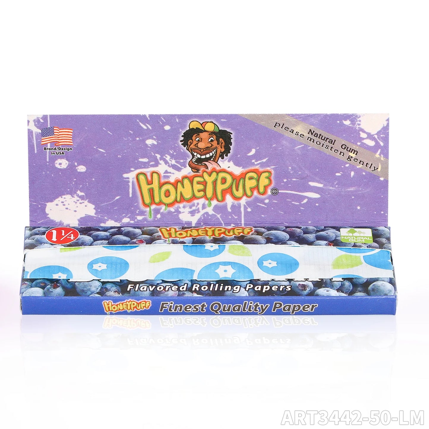 1 1/4 Size Strawberry Flavored Rolling Papers, Slow Burning Cigarette Rolling Papers (50 PCS)