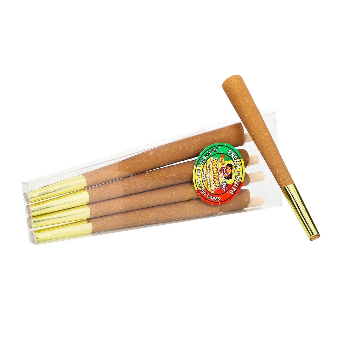 Fresh Fruit Flavored Pre Rolled Cones, King Size Rolling Cones with Tips, Slow Burning Rolling Papers, 8 Pcs / Pack 30 Packs / Box