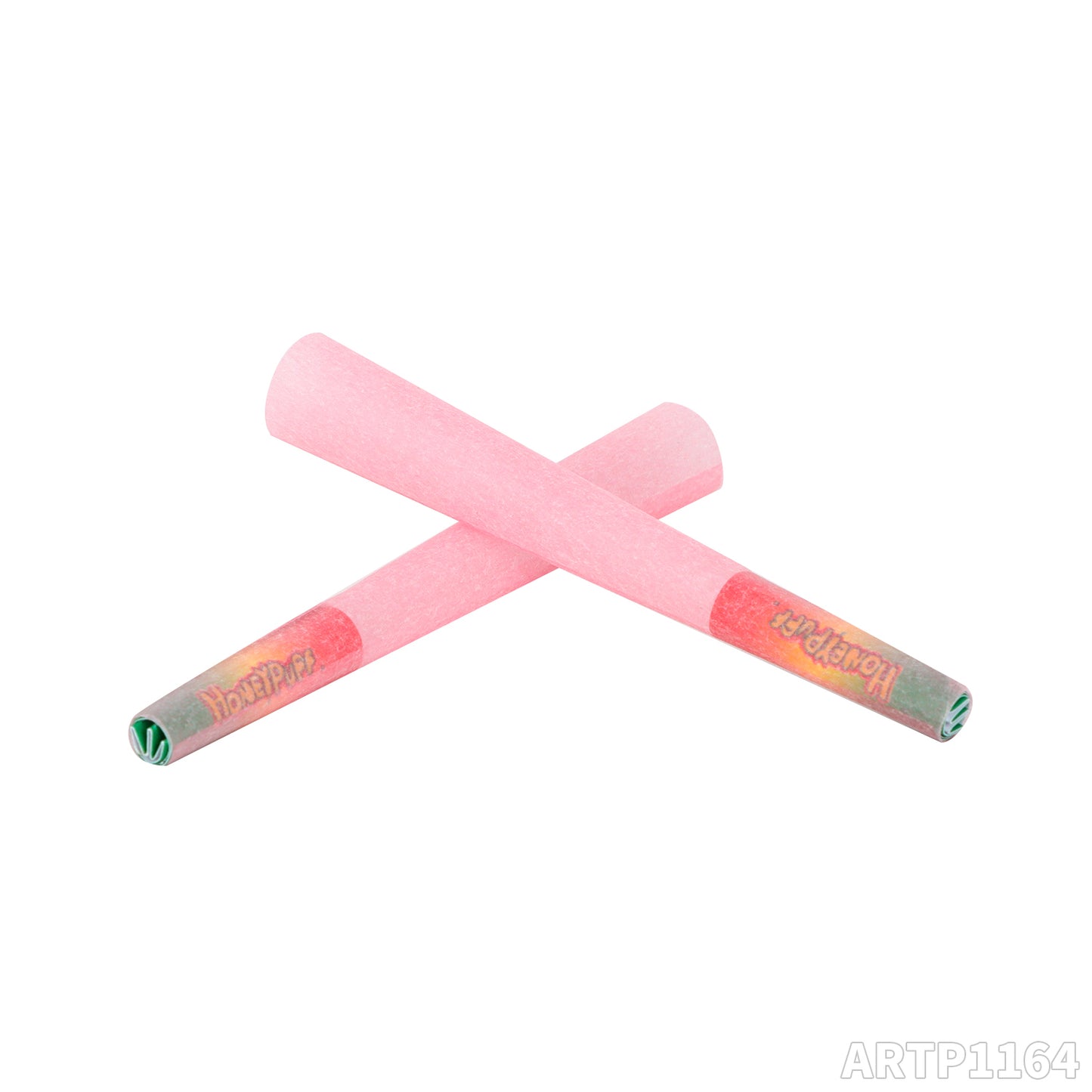 King Size Pre Rolled Rolling Paper with Tips,W mouth 84mm horn tube, Slow Burning Papers(75 PCS)