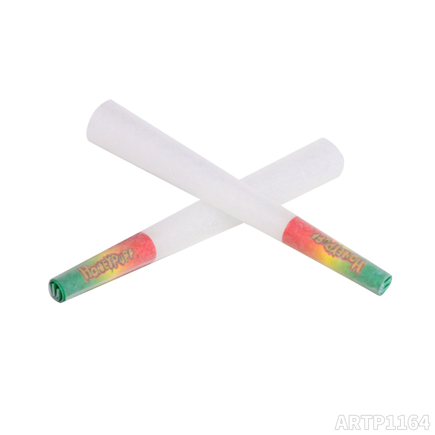 King Size Pre Rolled Rolling Paper with Tips,W mouth 84mm horn tube, Slow Burning Papers(75 PCS)