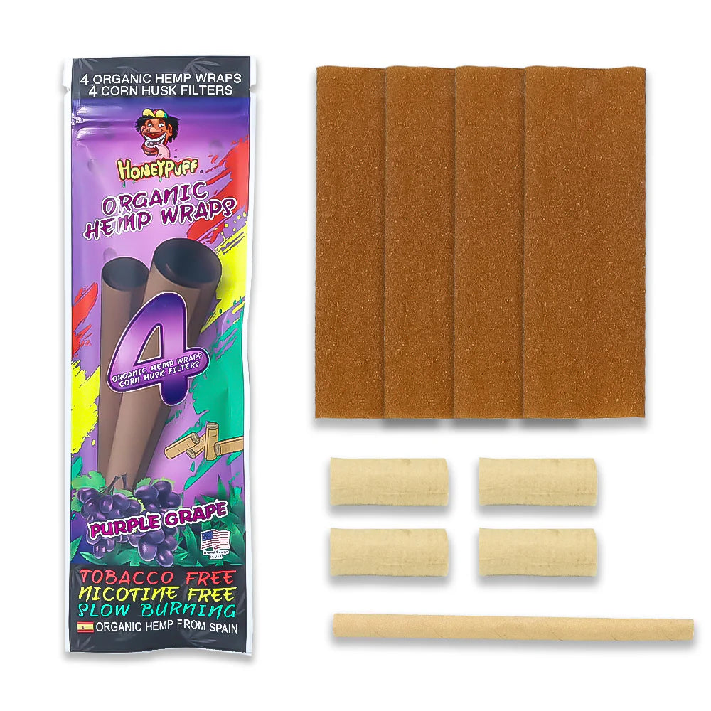 Flavors Rolling Papers, King Size Cigarette Rolling Paper with Tips, Slow Burning Rolling Paper & Biodegradable, 4 Pieces / Pack 15 Pack / Box