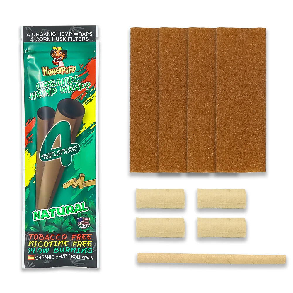 Flavors Rolling Papers, King Size Cigarette Rolling Paper with Tips, Slow Burning Rolling Paper & Biodegradable, 4 Pieces / Pack 15 Pack / Box