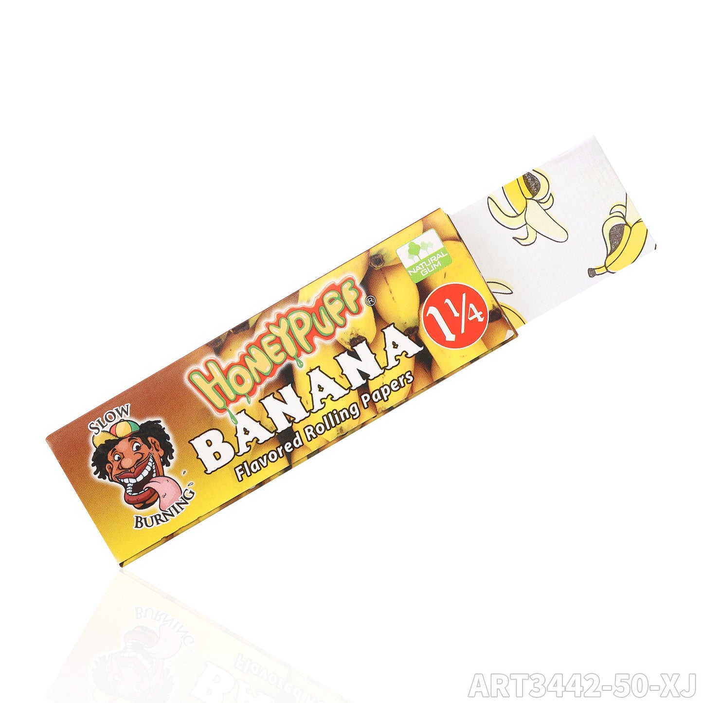 1 1/4 Size Strawberry Flavored Rolling Papers, Slow Burning Cigarette Rolling Papers (50 PCS)