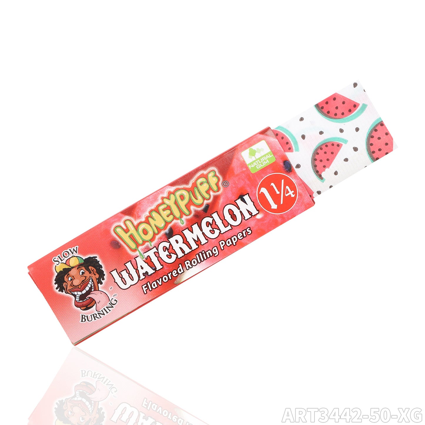1 1/4 Size Strawberry Flavored Rolling Papers, Slow Burning Cigarette Rolling Papers (50 PCS)