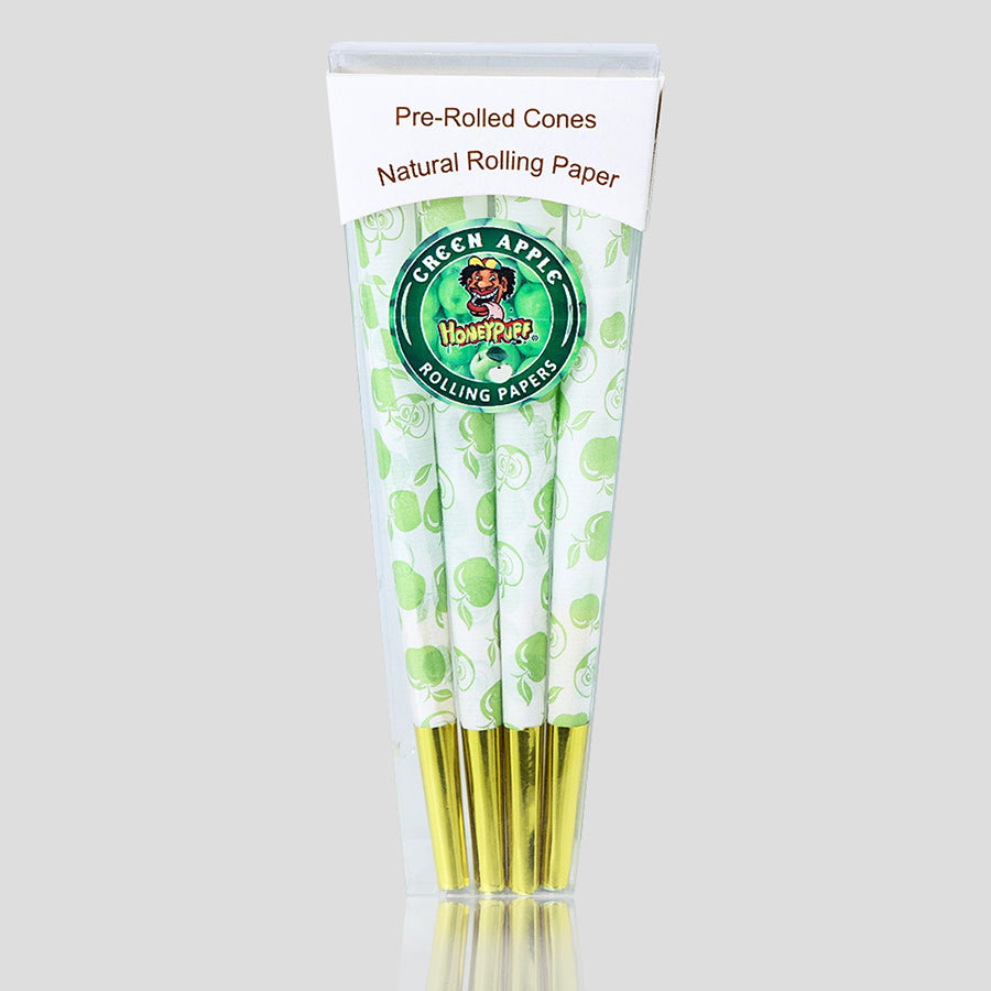 Mix Fruit Flavored Pre Rolled Cones, King Size Pre Rolled Rolling Paper with Golden Tips, Slow Burning Pre Rolled Paper Cones with Cones Loaders (8 Pcs)
