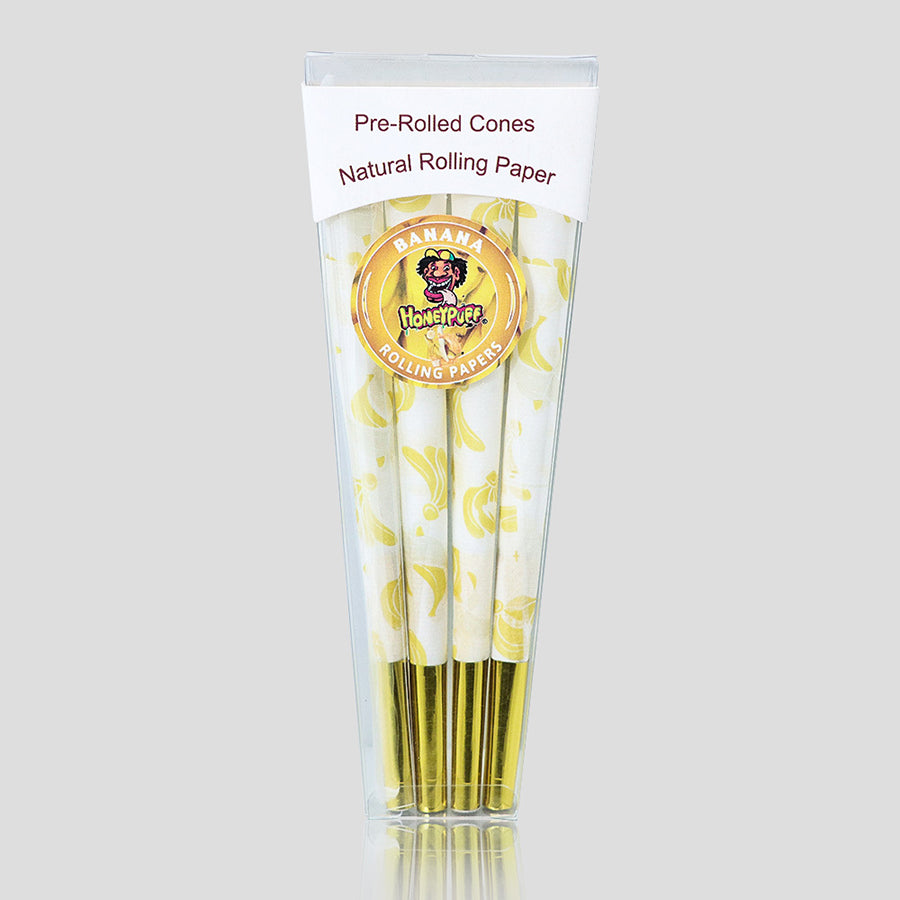 Mix Fruit Flavored Pre Rolled Cones, King Size Pre Rolled Rolling Paper with Golden Tips, Slow Burning Pre Rolled Paper Cones with Cones Loaders (8 Pcs)