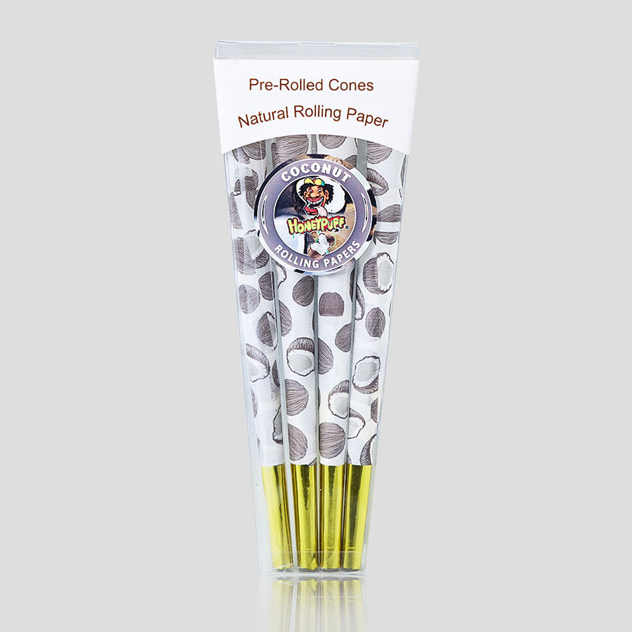 Mix Fruit Flavored Pre Rolled Cones, King Size Pre Rolled Rolling Paper with Golden Tips, Slow Burning Pre Rolled Paper Cones with Cones Loaders (8 Pcs)