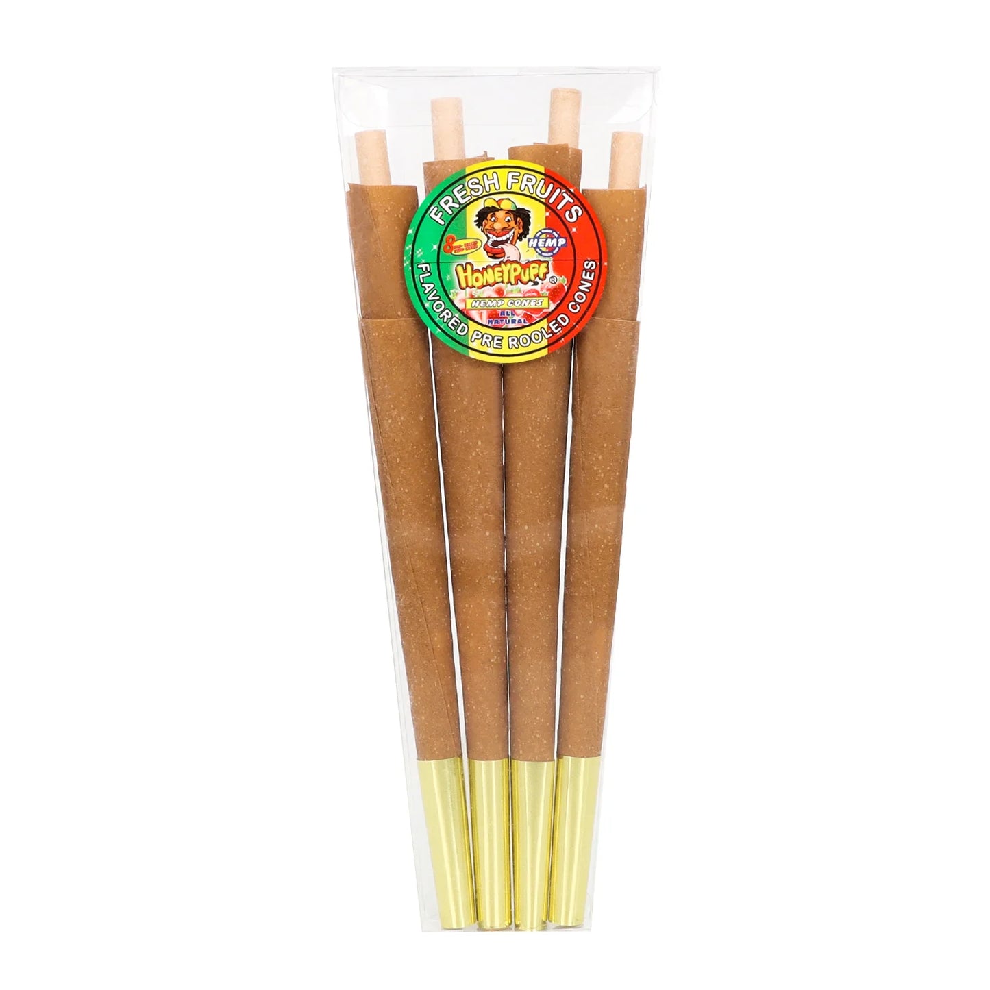 Fresh Fruit Flavored Pre Rolled Cones, King Size Rolling Cones with Tips, Slow Burning Rolling Papers, 8 Pcs / Pack 30 Packs / Box